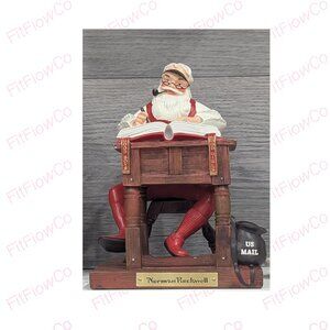 Norman Rockwell Santa “Good Boys & Good Girls” Figurine | Licensed Holiday Colle